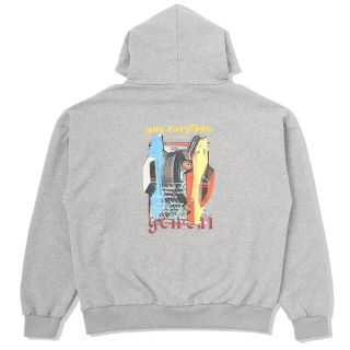 genzai tomogui hoodie ゲンザイ　パーカー　黒　L