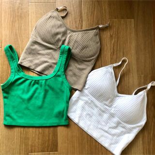 SHEIN ブラトップ&タンクトップ　３点セット(タンクトップ)