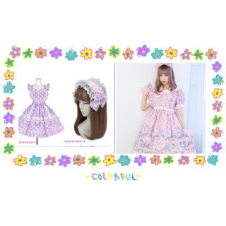 アンジェリックプリティー(Angelic Pretty)のangelic pretty Flower GardenTeatimeワンピース(ひざ丈ワンピース)