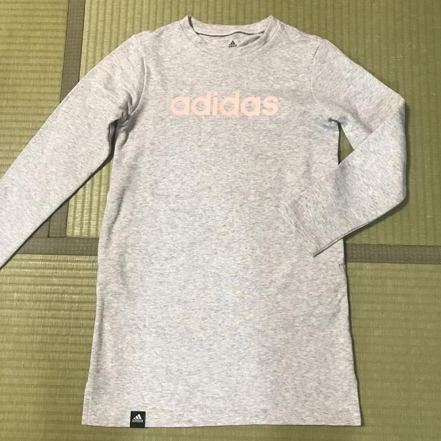 adidas(アディダス)のadidasワンピース　150 キッズ/ベビー/マタニティのキッズ服女の子用(90cm~)(ワンピース)の商品写真