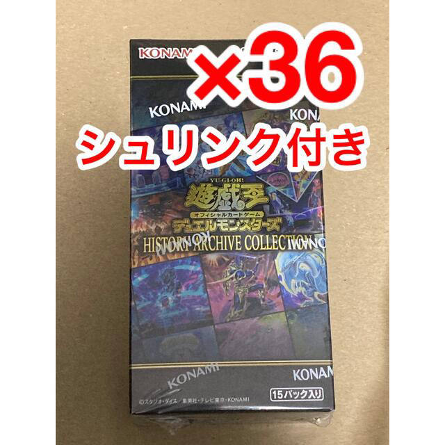 【時間指定不可】 KONAMI - COLLECTION×36箱 ARCHIVE 【シュリンク付き】HISTORY Box/デッキ/パック