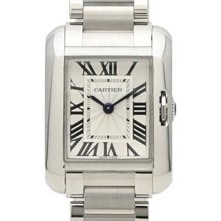 カルティエ(Cartier)のカルティエ タンクアングレーズSM W5310022 クォーツ レディース 中古(腕時計)