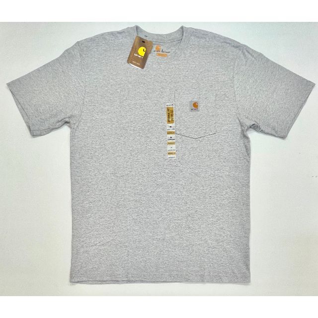 carhartt(カーハート)の【新品】carhartt カーハート ポケットTシャツ ヘザーグレー M レディースのトップス(Tシャツ(半袖/袖なし))の商品写真