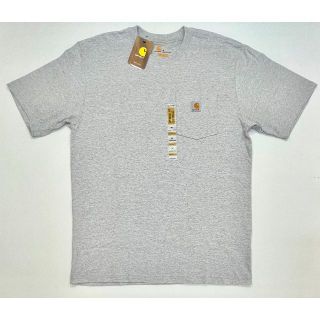 カーハート(carhartt)の【新品】carhartt カーハート ポケットTシャツ ヘザーグレー M(Tシャツ(半袖/袖なし))