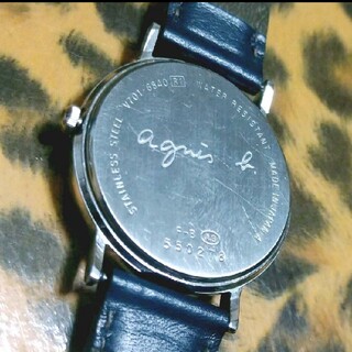agnes b アニエス ベー rezard レザール トカゲモチーフ 腕時計