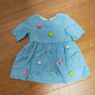 ザラキッズ(ZARA KIDS)の刺繍ワンピース(ワンピース)