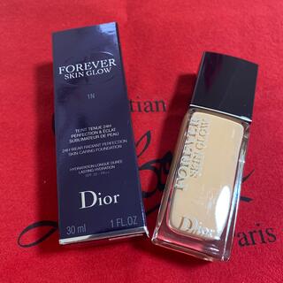 クリスチャンディオール(Christian Dior)の新品未使用 ディオールスキン フォーエバー グロウ ファンデーション 1N (ファンデーション)