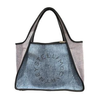 ステラマッカートニー(Stella McCartney)のレア！ステラマッカートニー 限定色 ロゴ入 デニム トート バッグ ショルダー (トートバッグ)