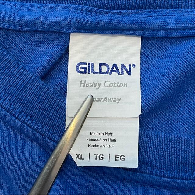 GILDAN(ギルタン)の【GILDAN】企業系 弁護士事務所 バスケ アーチロゴTシャツ XL us古着 メンズのトップス(Tシャツ/カットソー(半袖/袖なし))の商品写真