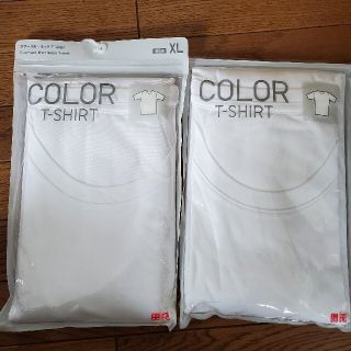 ユニクロ(UNIQLO)のユニクロ　カラークルーネックT　２枚セット(Tシャツ/カットソー(半袖/袖なし))