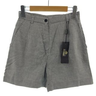 ジャンフランコフェレ(Gianfranco FERRE)のGIANFRANCO FERRE GOLF ショートパンツ 千鳥 黒 白 42(ウエア)