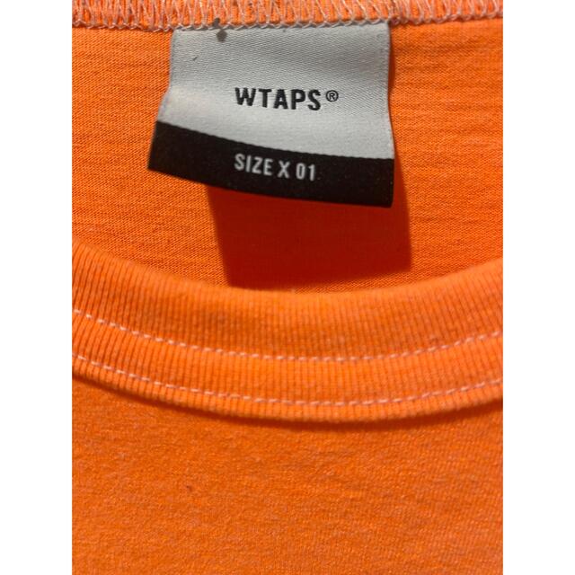 W)taps(ダブルタップス)のwtaps オレンジtシャツ　01 S メンズのトップス(Tシャツ/カットソー(半袖/袖なし))の商品写真