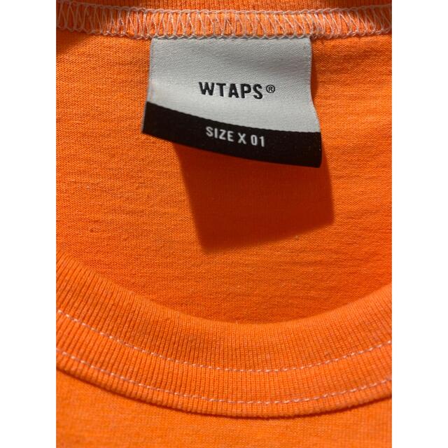 W)taps(ダブルタップス)のwtaps オレンジtシャツ　01 S メンズのトップス(Tシャツ/カットソー(半袖/袖なし))の商品写真