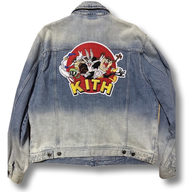 Kith × Looney Tunes Gジャン　デニム専用 メンズのジャケット/アウター(Gジャン/デニムジャケット)の商品写真