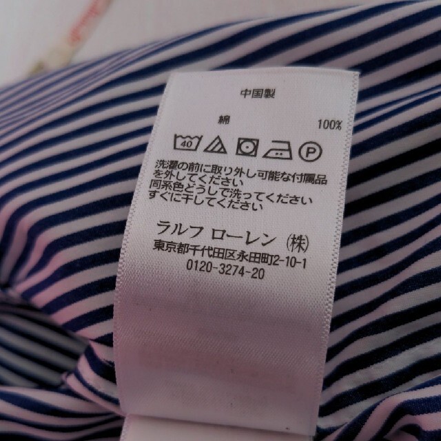 美品★　ラルフローレン　シャツワンピース　130 キッズ/ベビー/マタニティのキッズ服女の子用(90cm~)(ワンピース)の商品写真