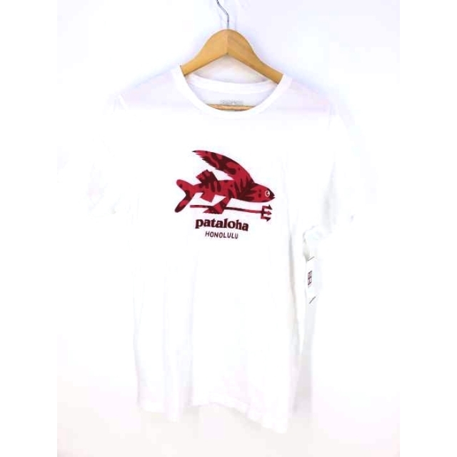 最大12%OFFクーポン patagonia メンズ ロゴTシャツ pataloha patagonia(パタゴニア) - Tシャツ+カットソー(半袖+袖なし)