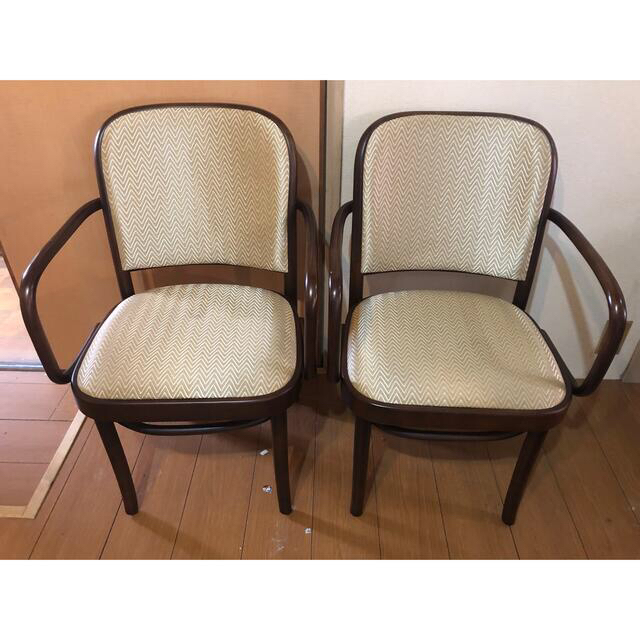 トーネット デザイン811 ヨーゼフホフマン プラハチェア2脚セット トーネット デザイン811 ヨーゼフホフマン プラハチェア2脚セット