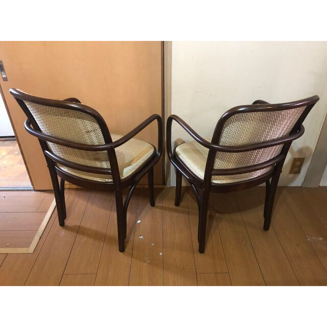 トーネット デザイン811 ヨーゼフホフマン プラハチェア2脚セット トーネット デザイン811 ヨーゼフホフマン プラハチェア2脚セット