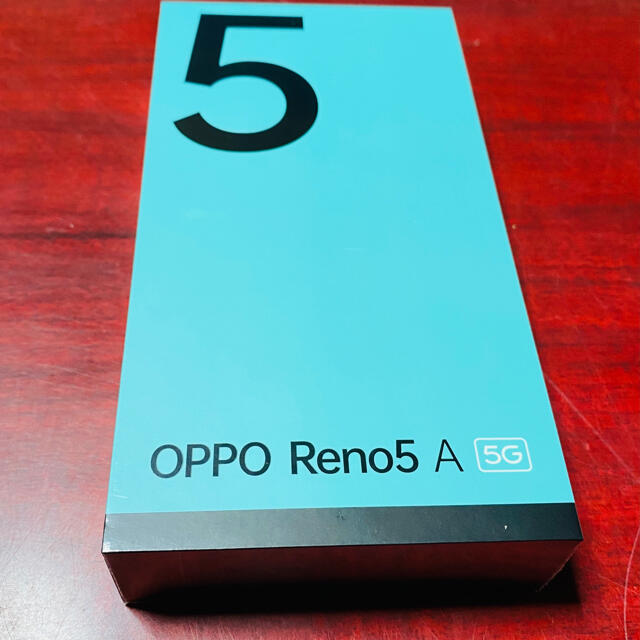 値下げ　OPPO Reno5 A アイスブルー　SIMフリー　モバイル版51防水