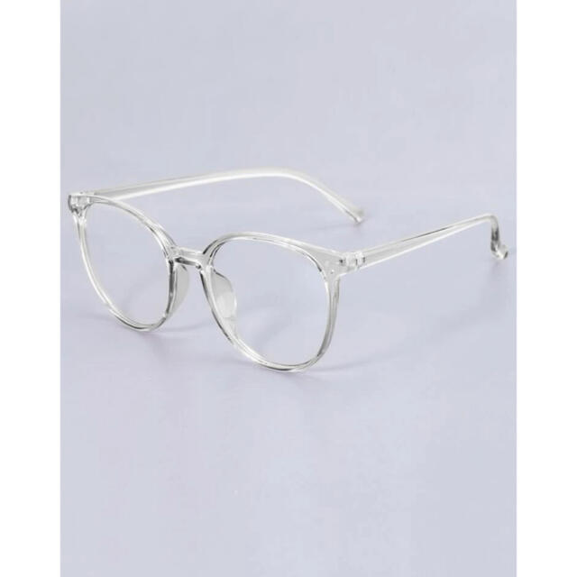 SHEIN アンチブルーライト 丸い だてメガネ レディースのファッション小物(サングラス/メガネ)の商品写真