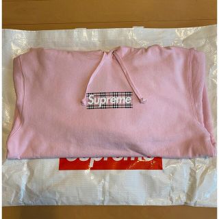 シュプリーム(Supreme)のsupreme burberry box logo hooded sweat(パーカー)