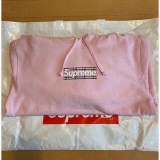 シュプリーム(Supreme)のsupreme burberry box logo hooded sweat(パーカー)