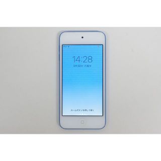 アップル(Apple)のapple iPod touch 第6世代〈MKHV2J/A〉32GB  ブルー(ポータブルプレーヤー)