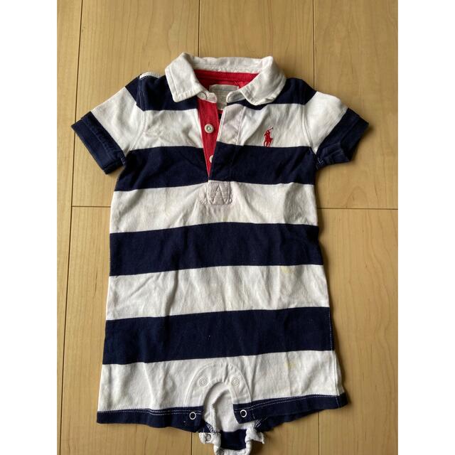 POLO RALPH LAUREN(ポロラルフローレン)のラルフローレン　半袖　ロンパース キッズ/ベビー/マタニティのベビー服(~85cm)(ロンパース)の商品写真