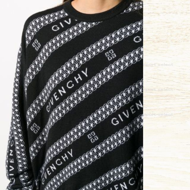 GIVENCHY(ジバンシィ)の●新品/正規品● GIVENCHY ロゴ チェーン プルオーバー セーター レディースのトップス(ニット/セーター)の商品写真