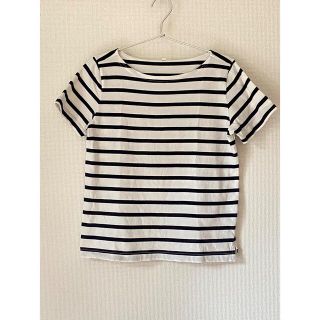 ムジルシリョウヒン(MUJI (無印良品))の【無印良品】太番手ボートネック半袖Tシャツ(Tシャツ(半袖/袖なし))