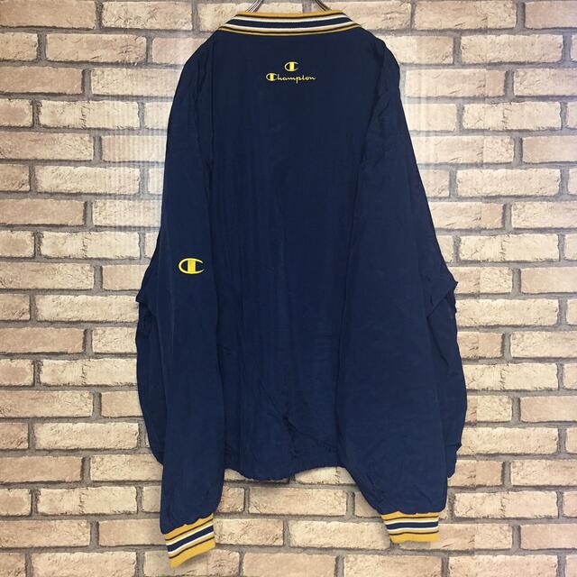 爆買い低価 Champion - チャンピオン 大学ロゴ ナイロンプルオーバー ネイビー XL ウィスコンシン大の通販 by トモ's shop|チャンピオンならラクマ 低価新品