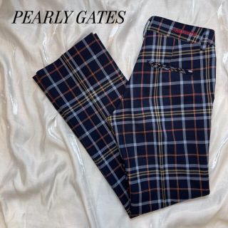 マンシング⛳️ブルーチェックパンツ☆76㎝☆新品未使用-