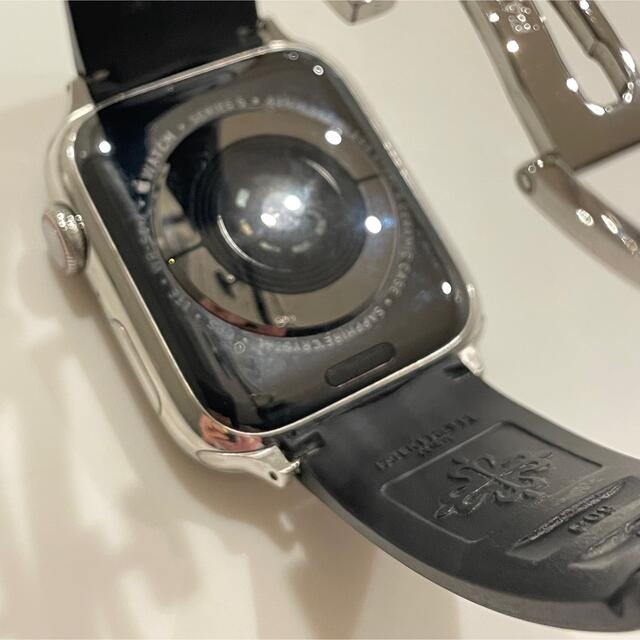 純正 パテックフィリップ アクアノート Dバックル Apple Watch | www