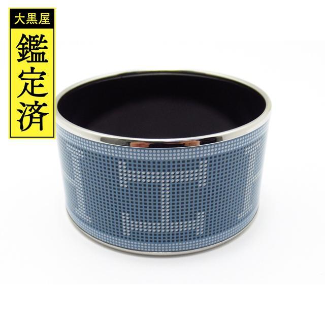 エルメス HERMES エマイユTGM ライトブルー 七宝 【432】