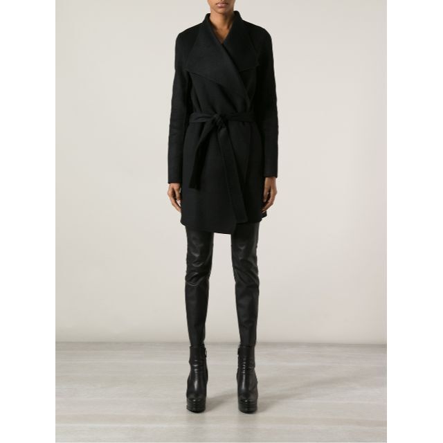 Rick Owens(リックオウエンス)の中古JOSEPH「LISA LONG」変形ラッピングローブコート メンズのジャケット/アウター(その他)の商品写真