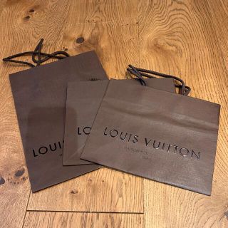 ルイヴィトン(LOUIS VUITTON)のルイヴィトン　ショッパー　ショップ袋　3点set used品 (ショップ袋)