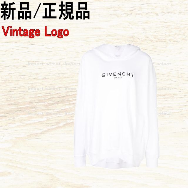 ●新品/正規品● GIVENCHY PARIS Vintage Logo フード