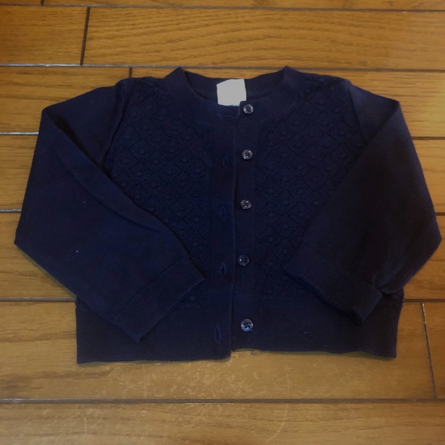 babyGAP(ベビーギャップ)の美品　カーディガン　90cm キッズ/ベビー/マタニティのキッズ服女の子用(90cm~)(カーディガン)の商品写真