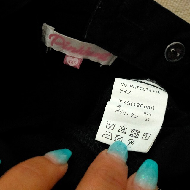 ■pinkhunt■ジャンパースカートsize120cm キッズ/ベビー/マタニティのキッズ服女の子用(90cm~)(ワンピース)の商品写真