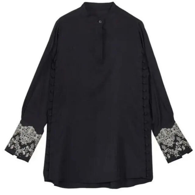 AMERI VINTAGE EMBROIDERY CUFF BLOUSE