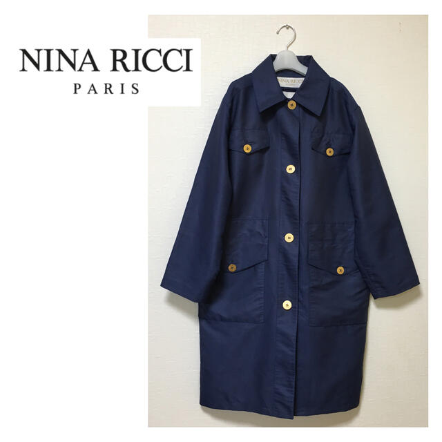 NINA RICCI(ニナリッチ)のNINA RICCI ニナリッチ　ヴィンテージ　スプリング　コート　38 レディースのジャケット/アウター(スプリングコート)の商品写真