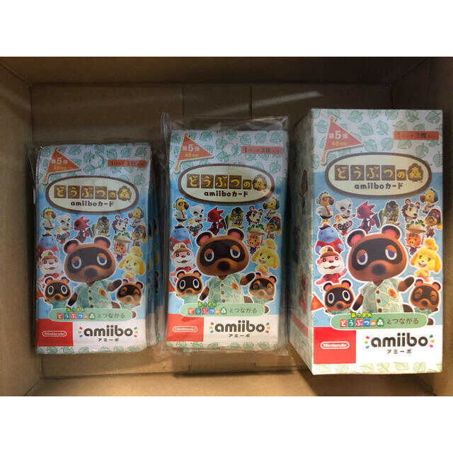 あつまれどうぶつの森 amiiboカード 第5弾 1BOX + 30パック - Box