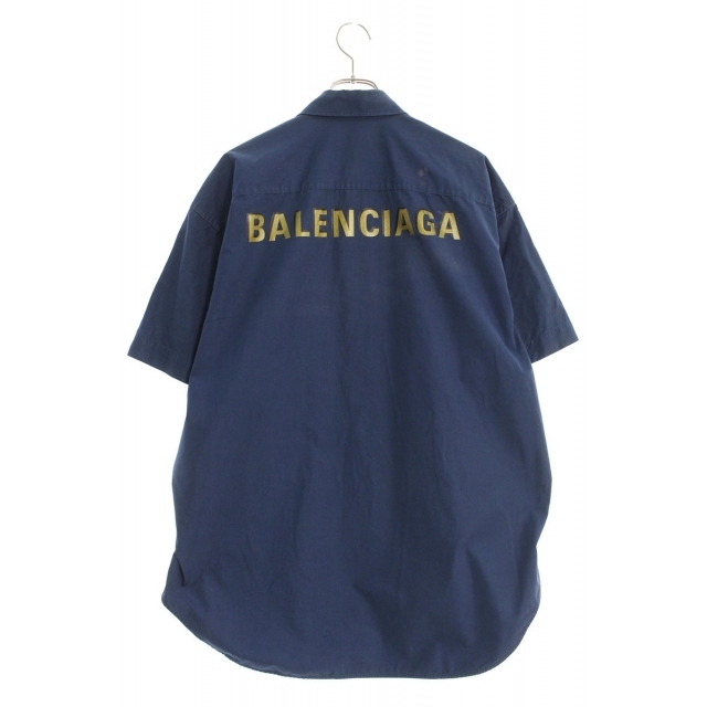 Balenciaga - バレンシアガ バックロゴコットン半袖シャツ 36の通販 by ...