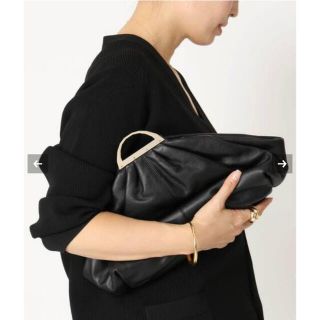 ドゥーズィエムクラス(DEUXIEME CLASSE)のザ ヴォロン 20AW CLUTCH BAG クラッチバッグ ハンドバッグ 黒(ショルダーバッグ)