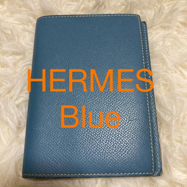 HERMES 「R.M.S」パスポートケース　ニューブルージーン　23年新品