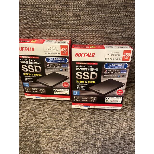 カテゴリ Buffalo - SSD-PG480U3-BA 4個の通販 by えいか's shop