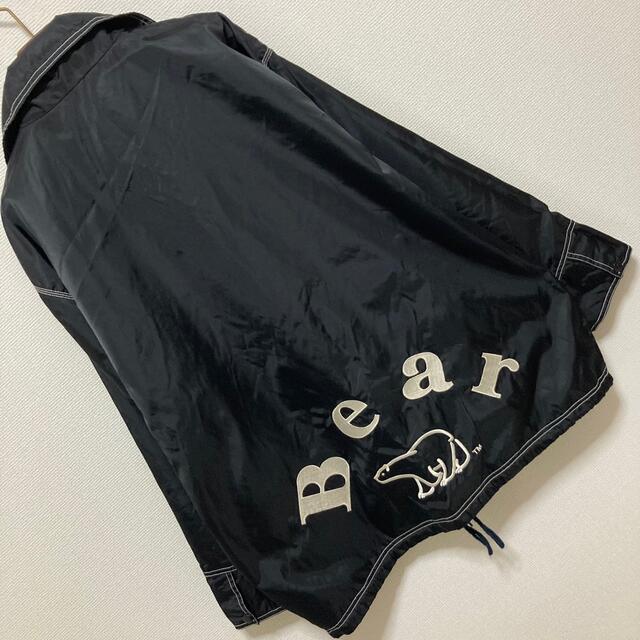 Bear USA(ベアー)の90s◆Bear ベアー◆オーバーシルエット デカロゴ ナイロン ジャケット L メンズのジャケット/アウター(ナイロンジャケット)の商品写真