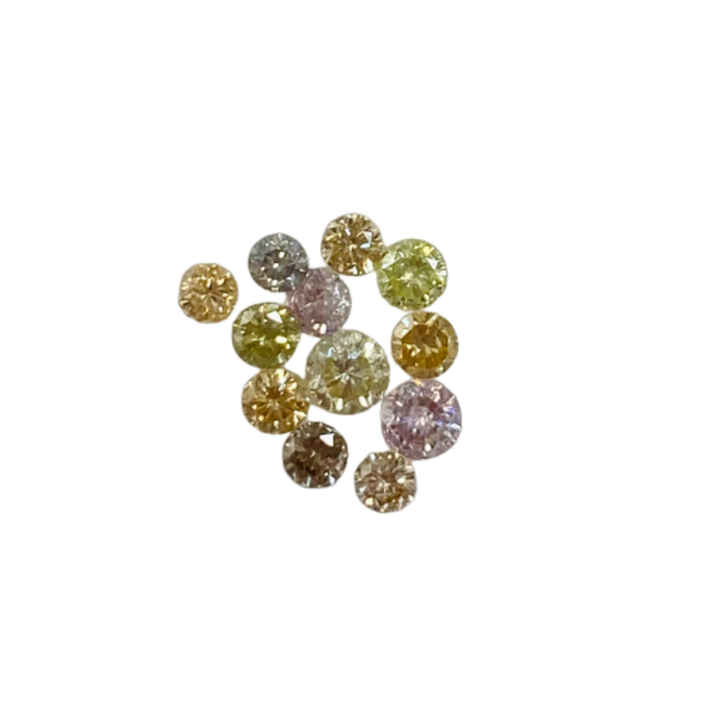 品質満点 Happy Box!FANCY MIX 0.45ct RD/RT0790 その他