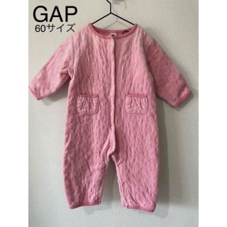 ギャップ(GAP)の女の子 冬用 カバーオール ロンパース 60サイズ(カバーオール)