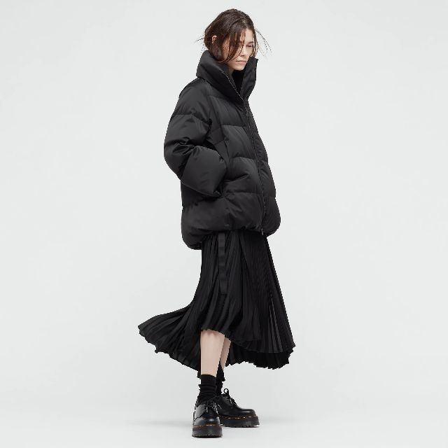 新品UNIQLO+JilSanderオーバーサイズボリュームハイネックパフコート | フリマアプリ ラクマ